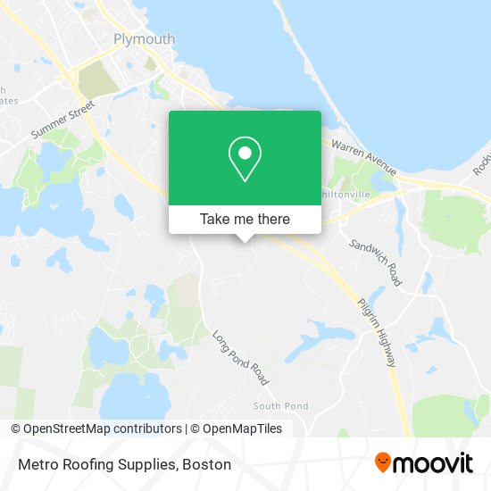 Mapa de Metro Roofing Supplies