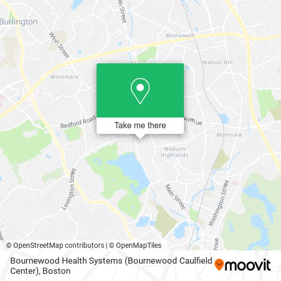 Bournewood Health Systems (Bournewood Caulfield Center) map
