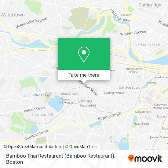 Bamboo Thai Restaurant (Bamboo Restaurant) map