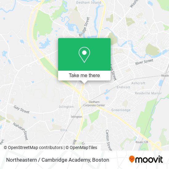 Northeastern / Cambridge Academy map