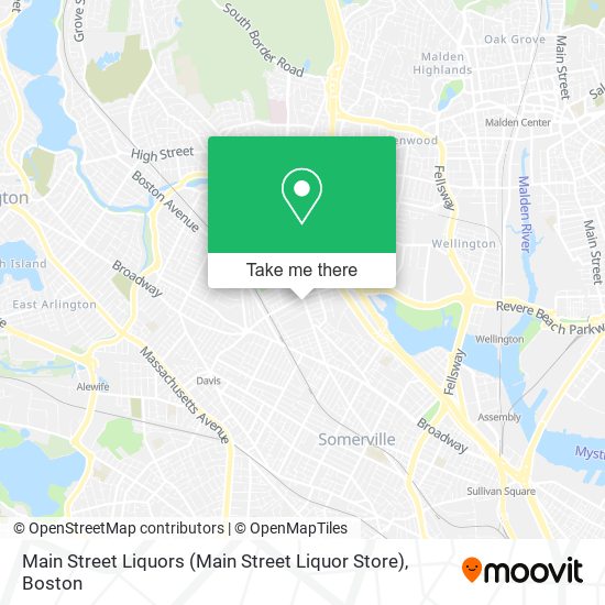 Main Street Liquors (Main Street Liquor Store) map