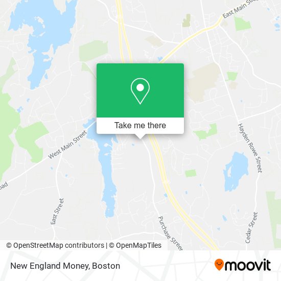Mapa de New England Money