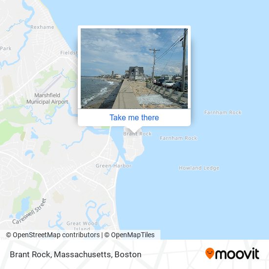 Mapa de Brant Rock, Massachusetts