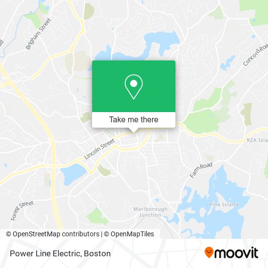 Power Line Electric map