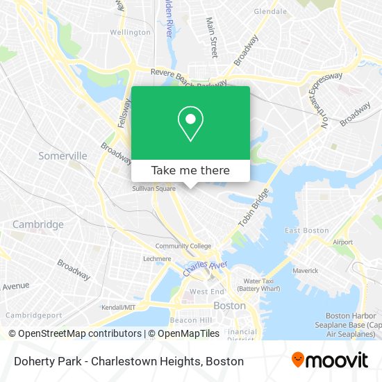 Mapa de Doherty Park - Charlestown Heights