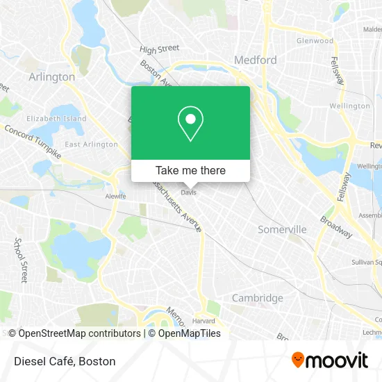 Diesel Café map