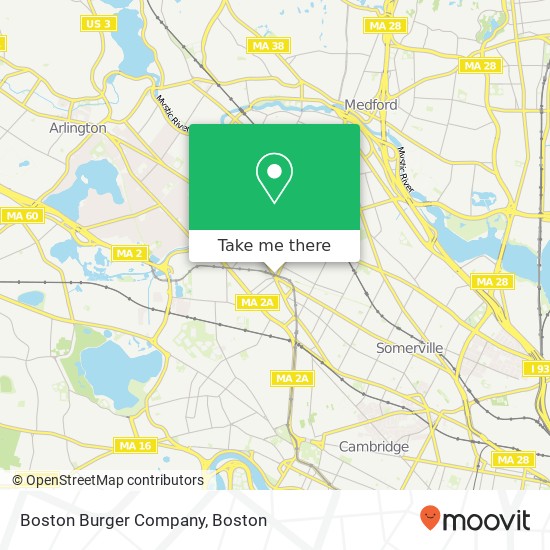 Boston Burger Company map