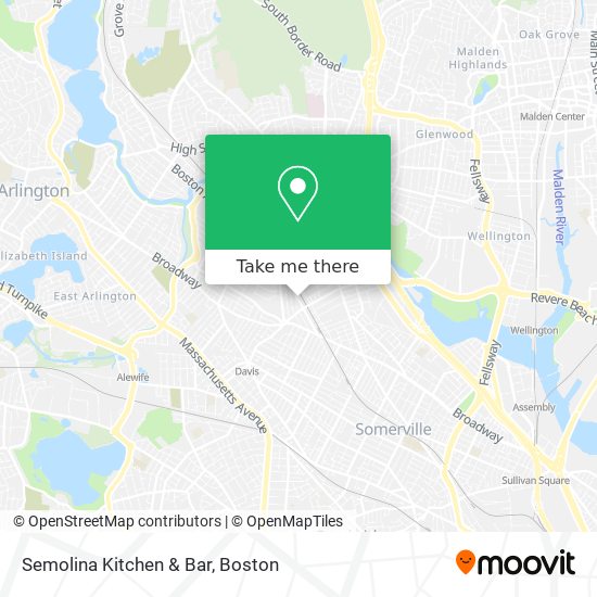 Mapa de Semolina Kitchen & Bar
