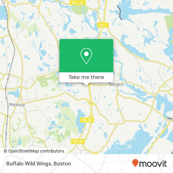 Buffalo Wild Wings map