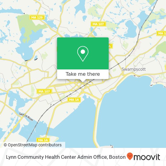 Mapa de Lynn Community Health Center Admin Office