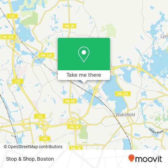 Stop & Shop map