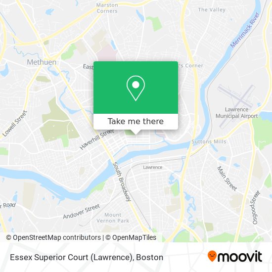 Mapa de Essex Superior Court (Lawrence)