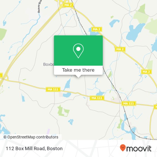 Mapa de 112 Box Mill Road