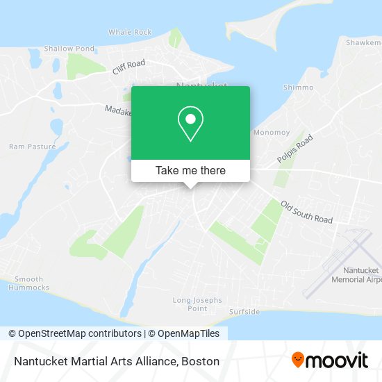 Nantucket Martial Arts Alliance map