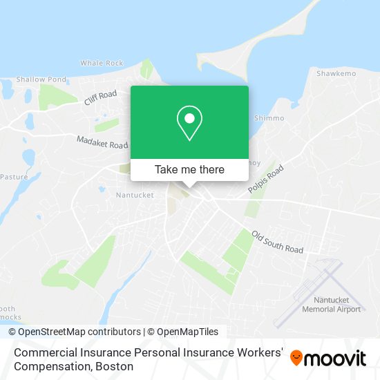 Mapa de Commercial Insurance Personal Insurance Workers' Compensation