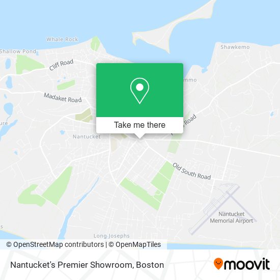 Mapa de Nantucket's Premier Showroom