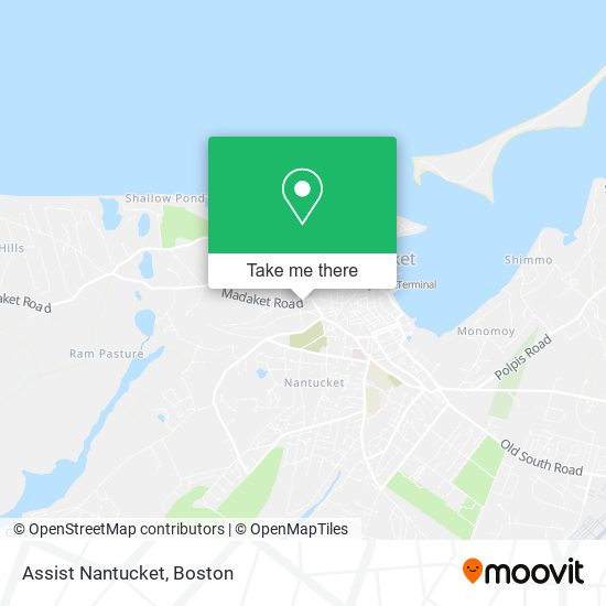 Assist Nantucket map