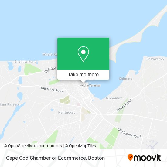 Cape Cod Chamber of Ecommerce map