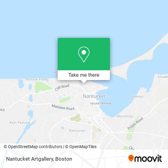 Nantucket Artgallery map