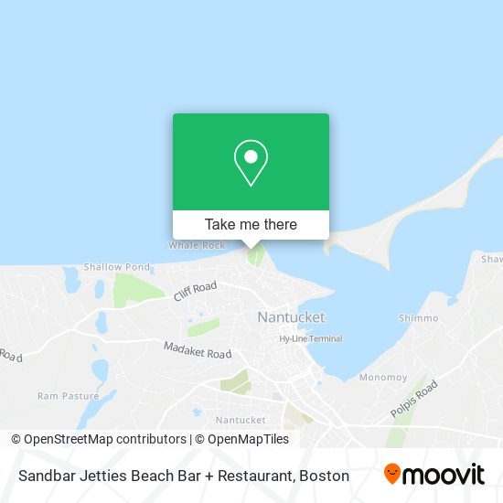 Sandbar Jetties Beach Bar + Restaurant map