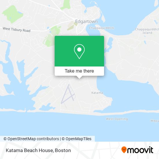 Mapa de Katama Beach House
