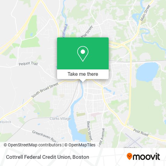 Mapa de Cottrell Federal Credit Union