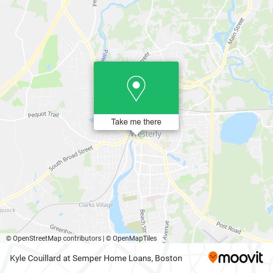 Kyle Couillard at Semper Home Loans map