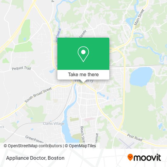 Appliance Doctor map