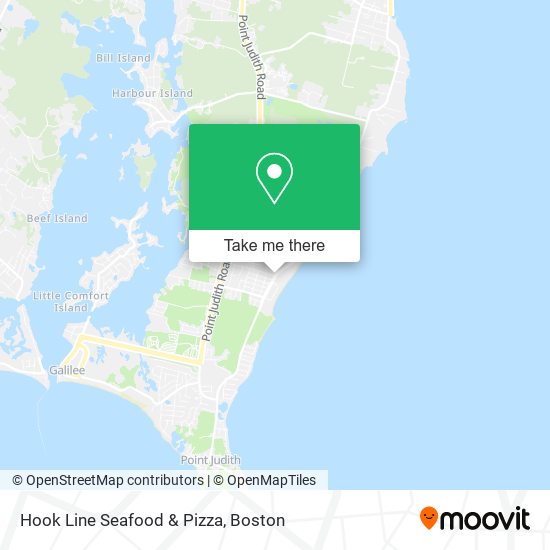 Mapa de Hook Line Seafood & Pizza