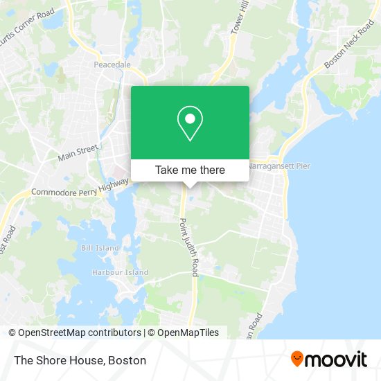 The Shore House map