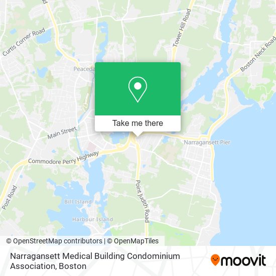 Narragansett Medical Building Condominium Association map