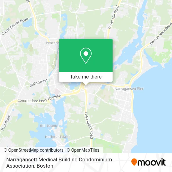 Narragansett Medical Building Condominium Association map