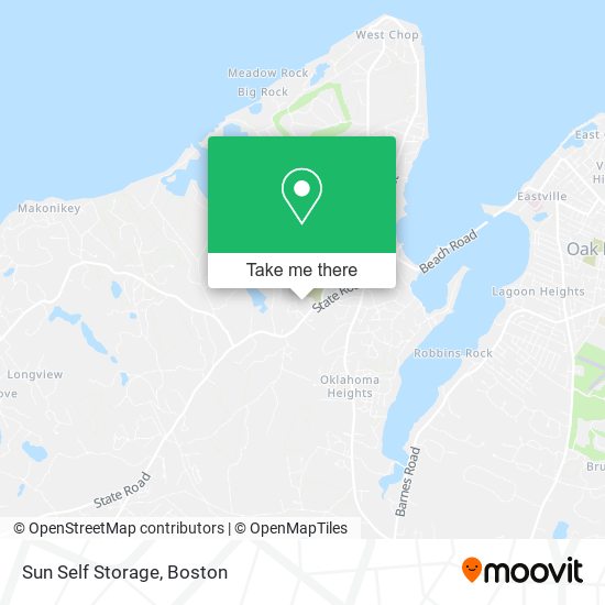 Sun Self Storage map