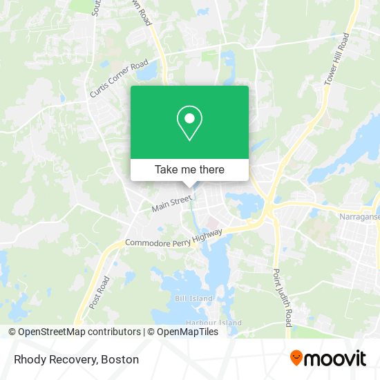 Rhody Recovery map