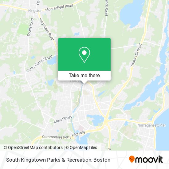 South Kingstown Parks & Recreation map