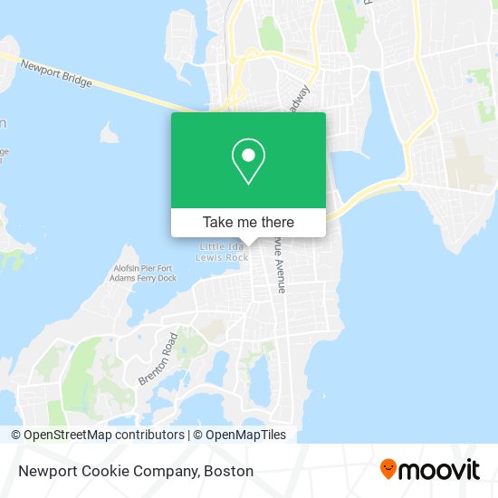 Mapa de Newport Cookie Company