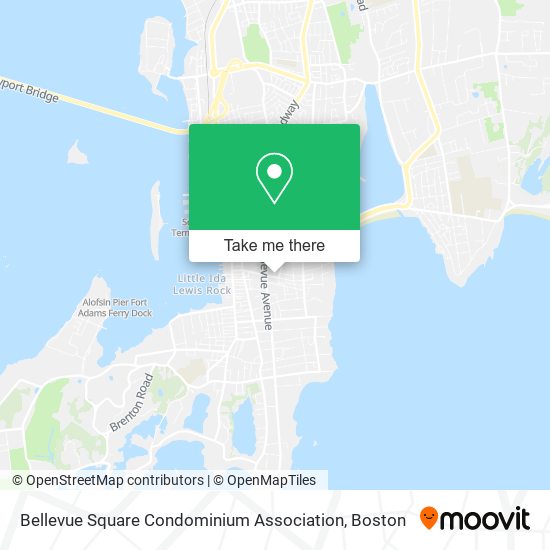 Bellevue Square Condominium Association map