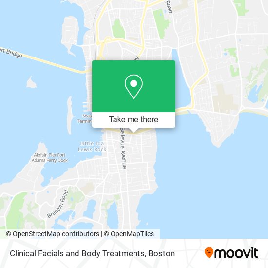 Clinical Facials and Body Treatments map