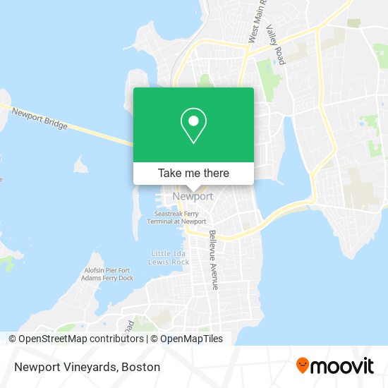 Newport Vineyards map