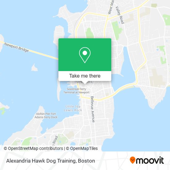 Alexandria Hawk Dog Training map