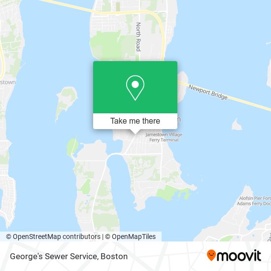 George's Sewer Service map
