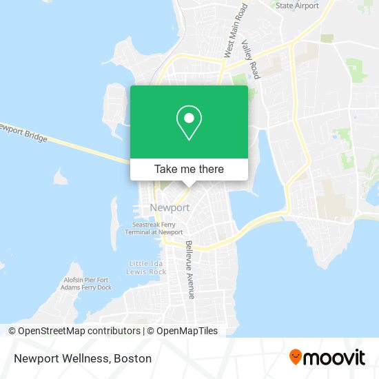 Newport Wellness map