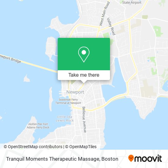 Tranquil Moments Therapeutic Massage map