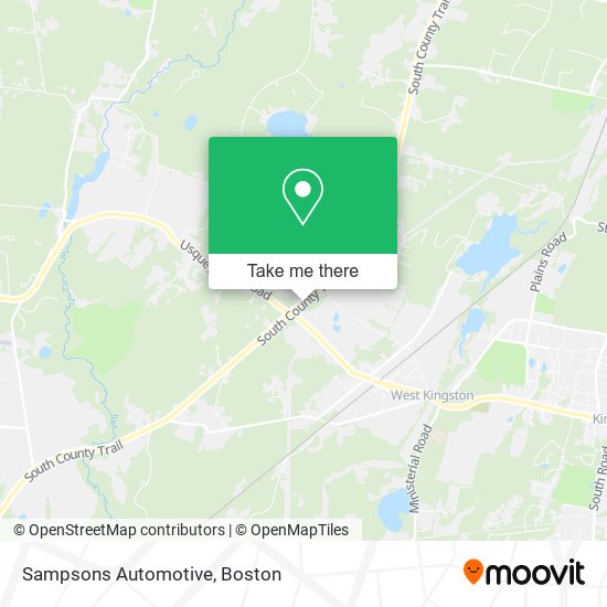 Sampsons Automotive map