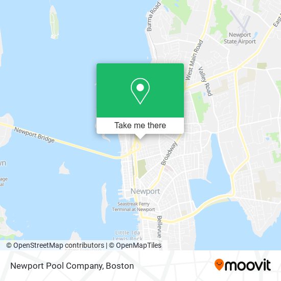 Newport Pool Company map
