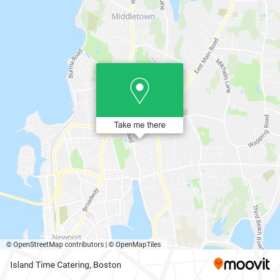 Island Time Catering map