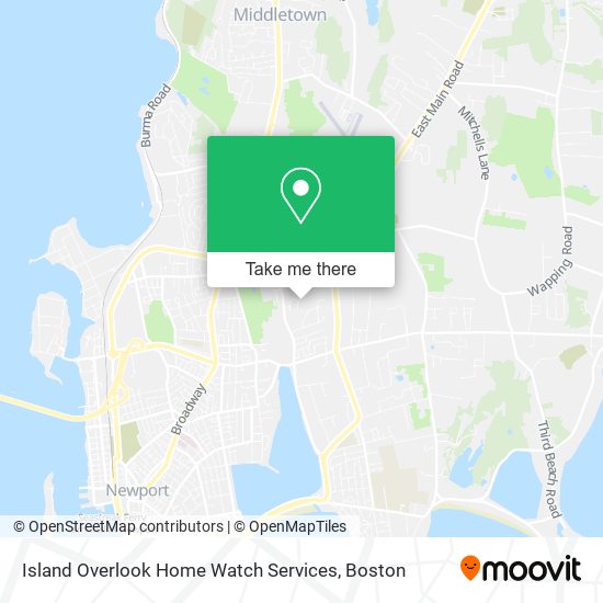 Island Overlook Home Watch Services map