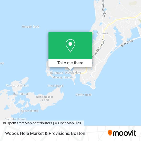 Woods Hole Market & Provisions map