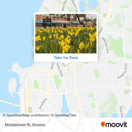 Middletown Ri map