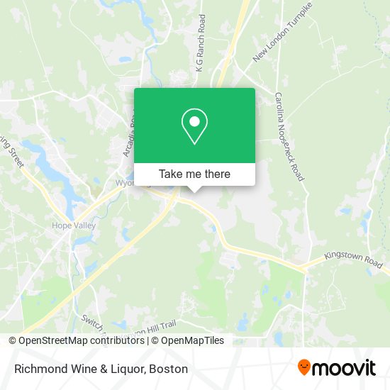 Richmond Wine & Liquor map